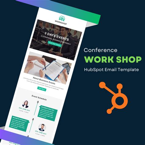 Workshop - Event HubSpot Email Newsletter Template - Pennyblack Templates