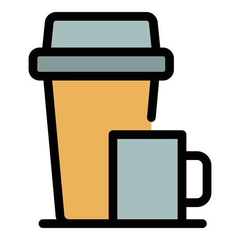 Thermos icon vector flat 21409317 Vector Art at Vecteezy