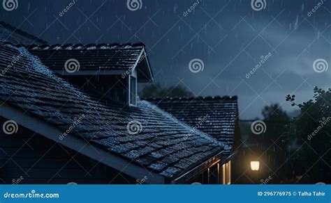 Sound of Rain Falling on Your Roof Stock Illustration - Illustration of forest, background ...