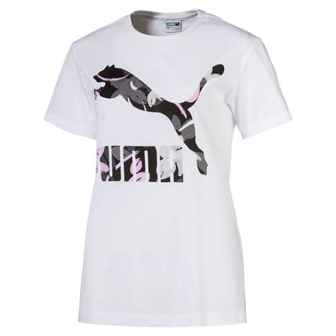 Puma Classics Logo Tee Wn´s (White/Flower)