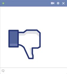 Facebook Dislike Emoticon | Symbols & Emoticons