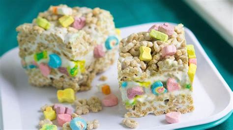 Lucky Charms™ Ice Cream Crispy Treats Recipe - Tablespoon.com