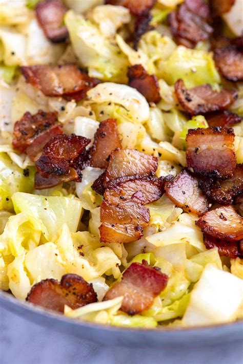 Seriously Good Bacon Fried Cabbage | Recipe | Cabbage and bacon, Bacon fried cabbage, Fried cabbage