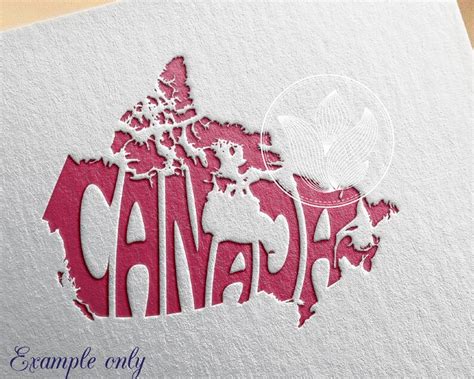 Canada Word Art Canada Svg Dxf Eps Png Jpg Canada Logo - Etsy