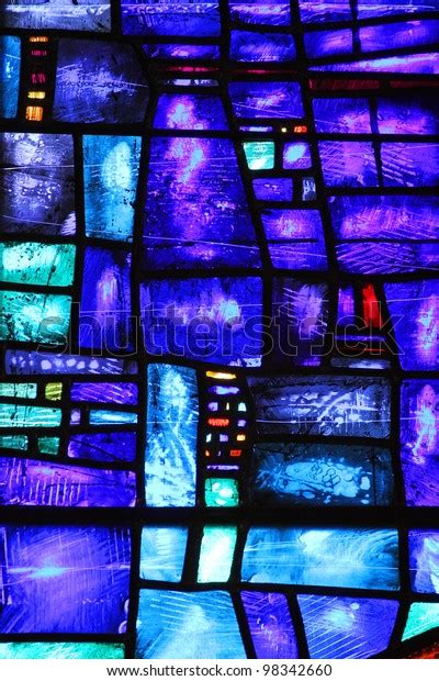 Stained Glass Manchester Cathedral Stock Photo (Edit Now) 98342660