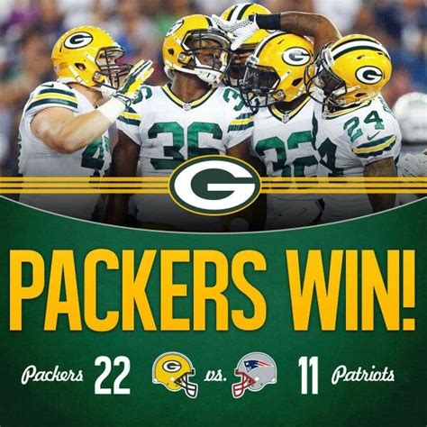 Packers win first preseason game....beat the Pats AGAIN | Go pack go ...