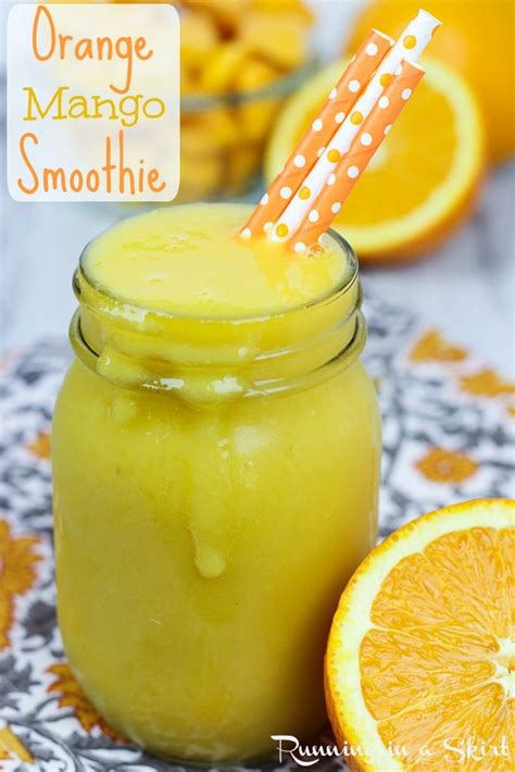 Mango Orange Smoothie Recipe- Immune Boosting « Running in a Skirt