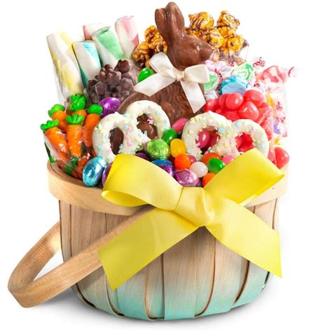 Chocolate and Candy Easter Basket | The Best Easter Gifts to Send ...