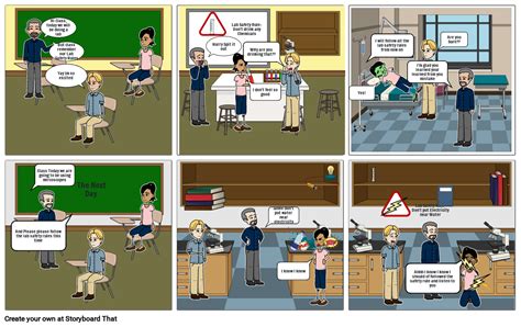 Edison Roeum Lab Safety Rules Storyboard by 7a042e72