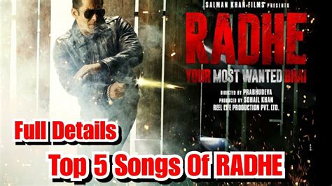 Radhe Movie Songs Full Detailed UPDATE, Salman Khan Romantic And Title Track Info Out Now - YouTube