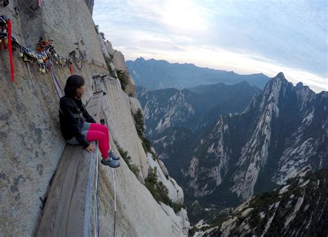 Hiking the 'Plank Road in the Sky' of Mount Hua, one of 'world’s most ...