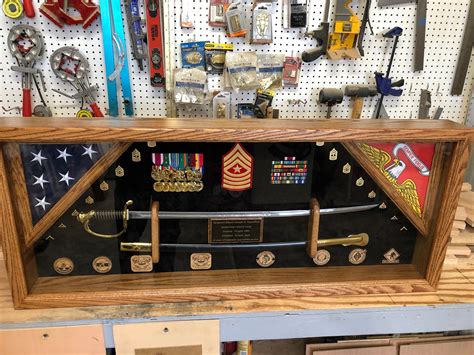 Military Sword Shadow Box Display Case LOCAL Pick up ONLY - Etsy