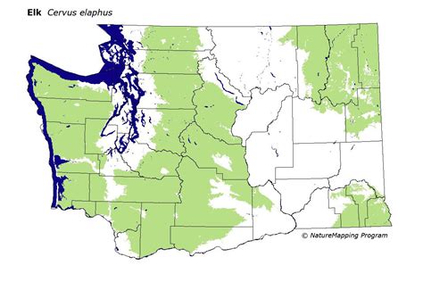 Washington Elk Population Map | Living Room Design 2020