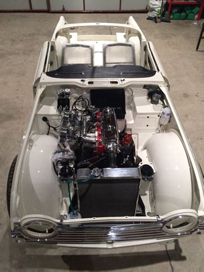 Triumph TR4a Engine Bay - Triumph TR4A IRS Rebuild and Restoration 1965 - Paul Anderson