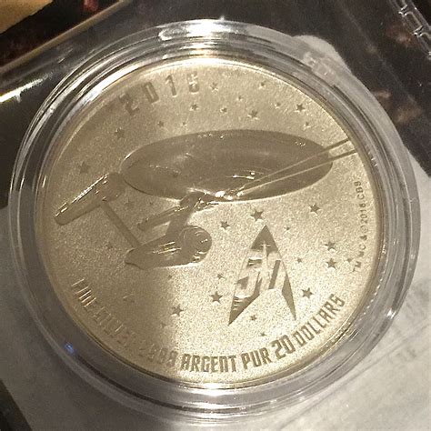 2016 Canada Star Trek $20 Silver Coin | Coin Collectors Blog