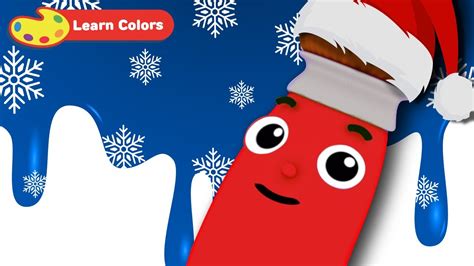 Christmas Time | Colors for Kids w Petey Paintbrush | Toddler Learning Video | First University ...