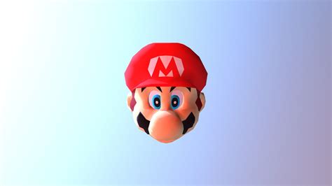 Nintendo 64 - Super Mario 64 - Marios Head - Download Free 3D model by ...