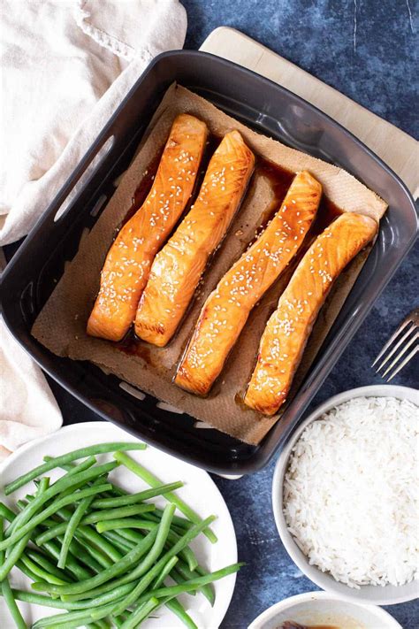 Honey Glazed Air Fryer Salmon - Effortless Foodie