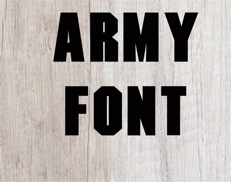 Stencil font svg Army font svg Stencil script svg Army alphabet svg ...