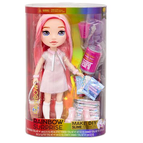 RAINBOW Surprise High 14-inch Doll – Pixie Rose Doll with DIY Slime Fashion | Complete Doll ...