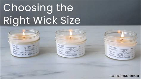 Candle wicks all sizes