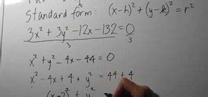 How to Write the equation of a circle in standard form « Math ...