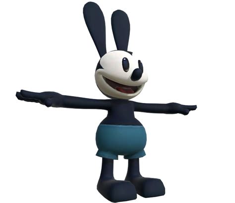 Wii - Epic Mickey 2: The Power of Two - Oswald the Lucky Rabbit - The Models Resource