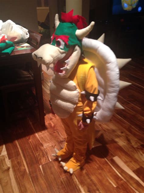 Bowser! Handmade for my sons Halloween costume!