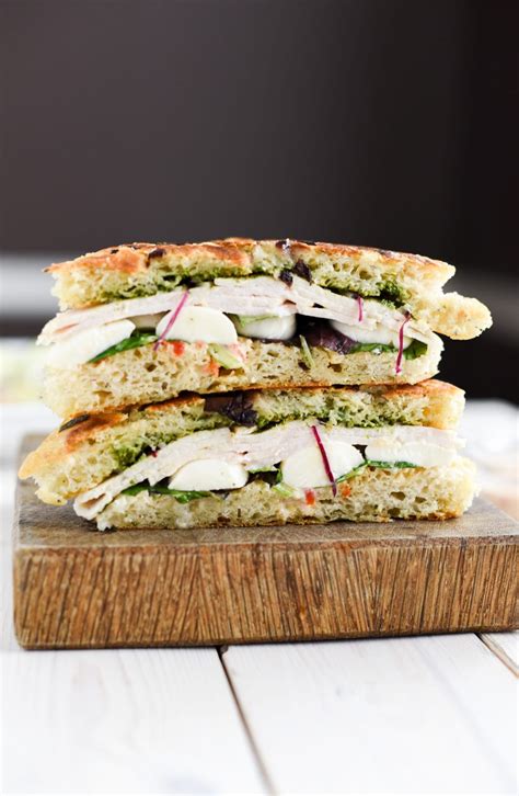 Pesto Turkey Panini with Red Pepper Aioli - My Modern Cookery