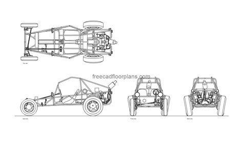 Go-Kart - Free CAD Drawings