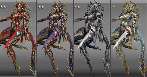 my Wisp Prime design Color variations (Fan art) : r/Warframe