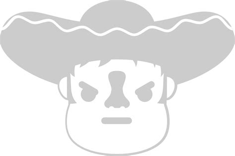 Mexican sombrero emoticon 36660197 Vector Art at Vecteezy