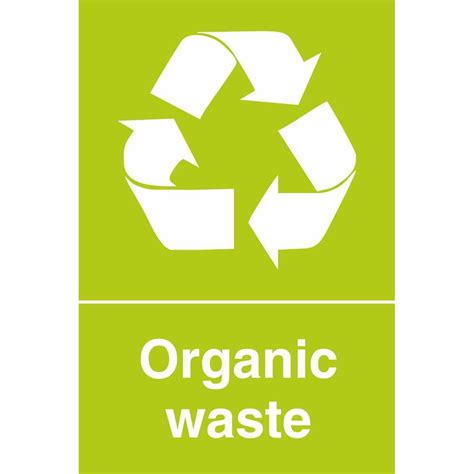 Organic Waste Recycling Signs | Environmental Safety Signs Ireland