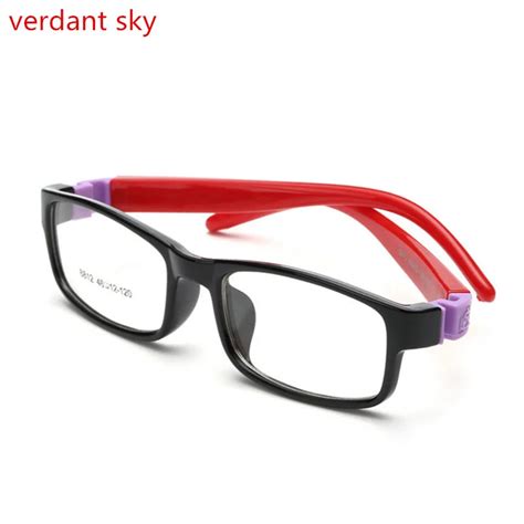 Bendable Round Light Child Glasses frame kids frames eyewear Flexible TR rubber optical lense No ...