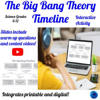 The Big Bang Theory Timeline Completion Mini Lesson || Editable