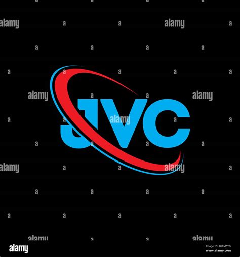 JVC logo. JVC letter. JVC letter logo design. Initials JVC logo linked with circle and uppercase ...