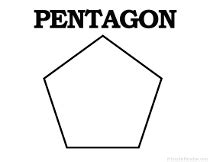 Pentagon Shape for Kids Learning | Printable shapes, Pentagon shape, Shapes for kids