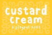 Custard Cream - A Playful Font | Sans Serif Fonts ~ Creative Market
