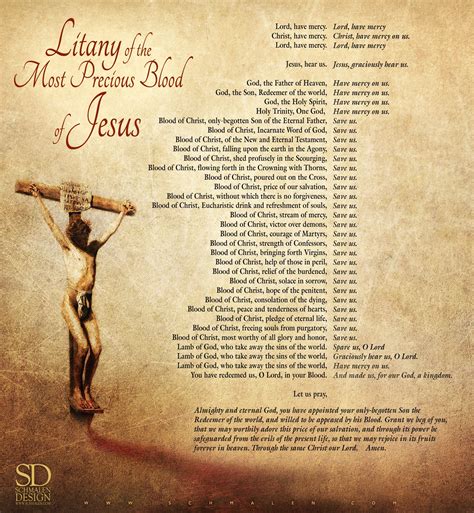 Litany Of The Sacred Heart Of Jesus Printable