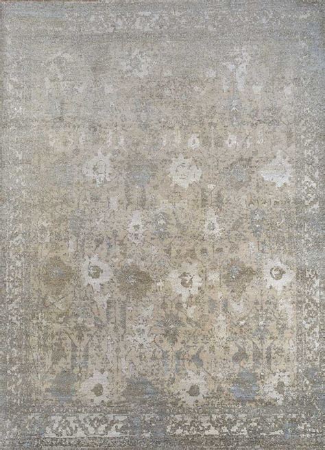 Far East Ivory Hand Knotted Silk Rugs-Rsl-1502-Jaipur Rugs