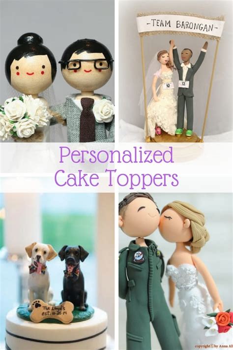 11 Personalized Wedding Cake Toppers (Fun & Unique)