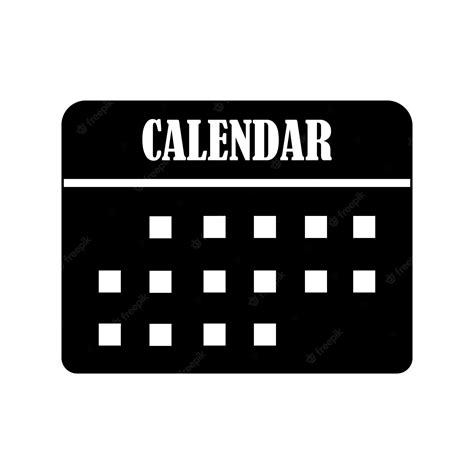 Premium Vector | Calendar icon logo vector design template