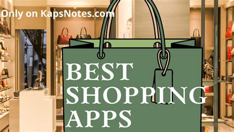 8 Best shopping apps - KAPsNotes