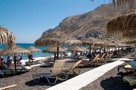 Kamari Beach Santorini | Kamari beach guide Santorini