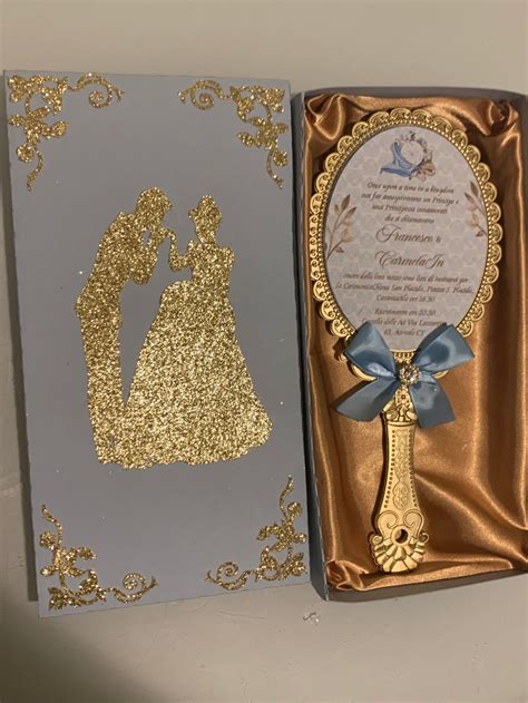 Cinderella Invitations for wedding Quinceañera sweet sixteen or any ...