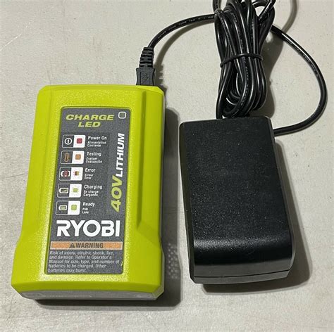 Ryobi 40V Battery Charger OP404 – TheMarketDen