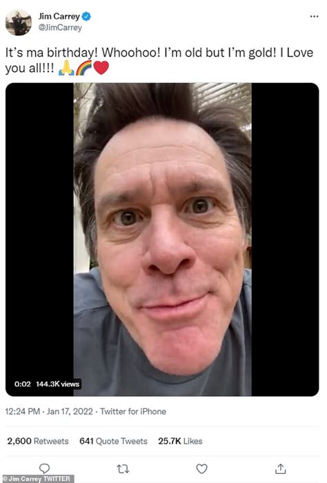 Jim Carrey turns 60 and celebrates birthday with a hilarious video - WSBuzz.com