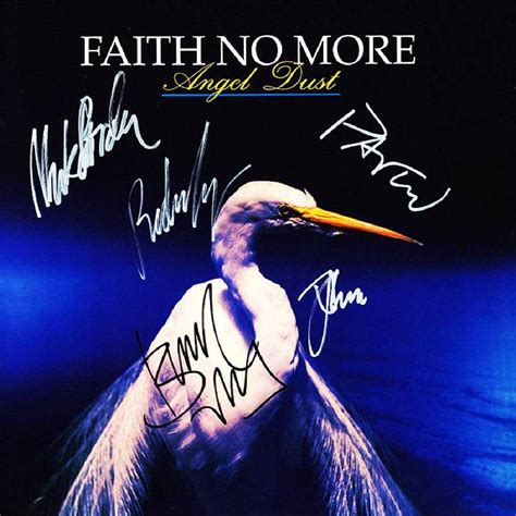 Faith No More Signed Angel Dust Album