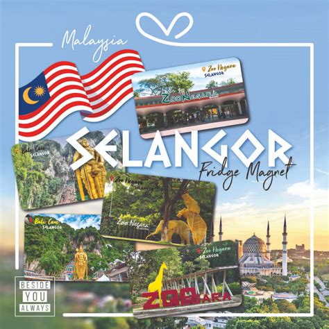 Malaysia Selangor Gift Batu Caves/Zoo Negara Souvenir Fridge Magnet 9cm x 5.5cm | Shopee Malaysia