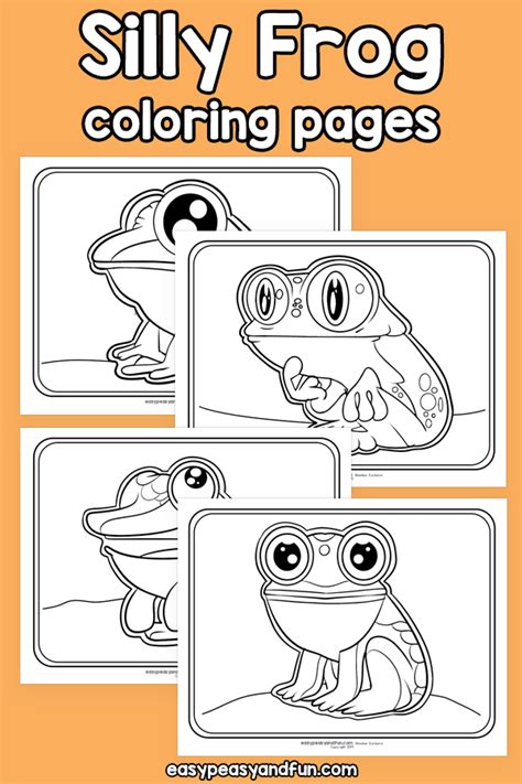 Silly Frog Coloring Pages – Easy Peasy and Fun Membership